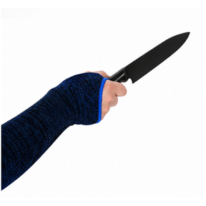 Protector de Brazo Resistente a Cortes y Seguro, Funda Protectora Textil Azul para Manipulación de Cuchillos, Uso en Todas las Estaciones - Product Image 3