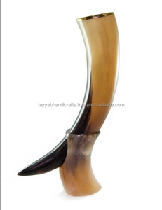 Cuerno para beber con acabado exquisito y soporte de exhibición Su experiencia para beber Ágata DE LA India - Product Image 3