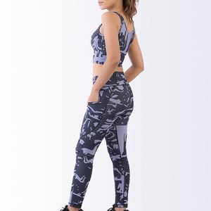 Ensemble de vêtements de sport pour femmes de qualité supérieure, soutien-gorge de fitness et legging, pour la gym, le yoga, la course à pied et l'entraînement - Product Image 5