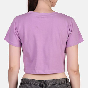 Trendy Look New Factory Outlet Women Crop Top T shirts Top Quality Best Article Women Crop Top T Shirts - Product Image 5