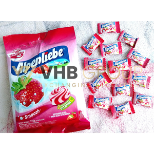 Bonbons durs au chocolat en sachet rose, vente en gros - Product Image 3