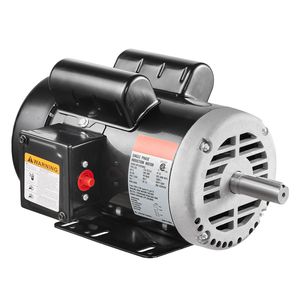 Motore Elettrico 5HP 230V 25 Ampere 56HZ, Telaio 3450RPM, Albero con Scanalatura da 7/8'', Lunghezza Albero 2.25'', Monofase CCW/CW per Compressore d'Aria 2022 - Product Image 4