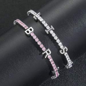 Pulsera de Diamantes Moissanite VVS1 de Calidad de Exportación, Estilo Hip Hop, Chapada en Oro, Tipo Cubana, Disponible a Precio de Fábrica - Product Image 4