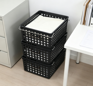 Organizador de Cajones Extraíble de PP Negro Moderno Hecho en Corea, Juego de 5 Piezas SongSong, Almacenamiento Modular que Ahorra Espacio - Product Image 6