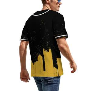 Lightweight Custom Baseball Jersey Breathable Polyester Team Shirt Custom Baseball Jersey Breathable Polyester - Product Image 2