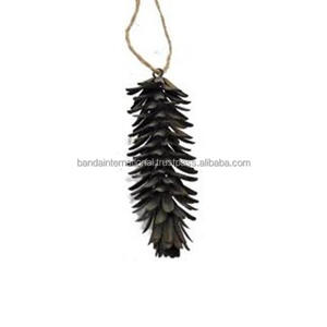 Artículo decorativo colgante de hierro con revestimiento de polvo negro terminado para decoración del hogar y otra decoración navideña - Product Image 5