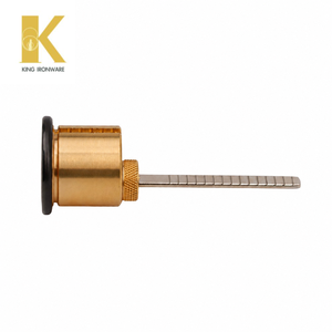Cerradura de Cilindro KW con Llave, Bronce Envejecido, Estándar Americano, Herraje de Seguridad para Puerta, Latón Sólido y Duradero - Product Image 2
