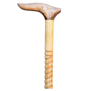 <b>Walker</b> Old Man Elderly <b>Disabled</b> Handle Carved Solid Walking Sticks Luxury natural wooden cane Handmade - Product Image 4