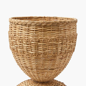 Nouveau pot de plante en rotin, design innovant, fabriqué au Vietnam, prix de gros, OEM ODM, couleur au choix. - Product Image 2