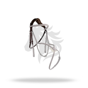 Cabezal de Brida Anatómico BR09 de Tamaño Completo para Montar a Caballo, Diseño Inglés para Mayor Comodidad del Caballo - Product Image 1