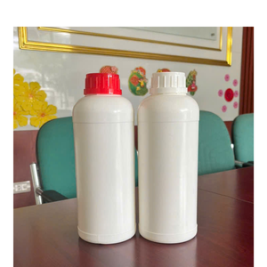 ขวดพลาสติกทรงกระบอก APS HDPE ขนาด 1000 มล. ฝาเกลียวพร้อมวงแหวนป้องกันการรั่วซึม ฝาสีแดงขาว รุ่น C0328 สำหรับบรรจุภัณฑ์สารเคมี - Product Image 1