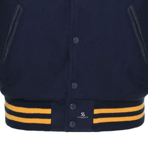 Veste universitaire pour homme à prix de gros, coupe longue, manches longues, coupe-vent, séchage rapide, en tissu polaire, personnalisable, haute qualité - Product Image 3