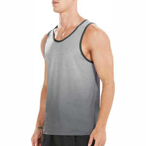 Factory Direct Sale Plus Size Sublimation High Quality Breathable Casual <b>Mens</b> Stinger <b>Singlet</b> Wholesale Custom Stringer Gym Tank - Product Image 5