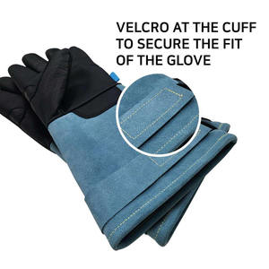 Guantes de Soldadura Tig, Duraderos, de Piel de Cabra y Piel de Vacuno, Excelente Protección para las Manos - Product Image 6