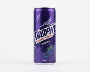 Boisson énergisante gazeuse 250 ml au goût intense |   Sans sucre |   Usine OEM et ODM - Product Image 2