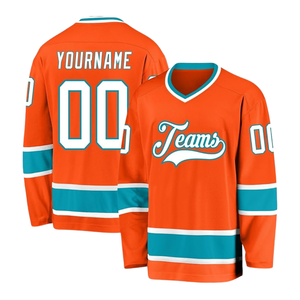 <b>Hot</b> Selling Sportswear 100% Polyester Jersey's Customize Style Print Ice Hockey Jersey With Personalization Player Name & Number - Product Image 1