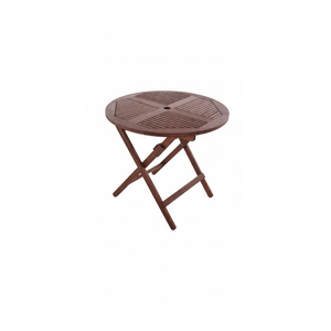 Table d'appoint légère en bois pour extérieur, finition huilée, service OEM, prix bas, idéale pour transat, patio, jardin, plage, piscine - Product Image 1