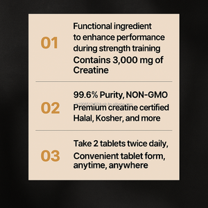 Comprimés de protéines OEM Corée 3000mg 84 unités pour adultes, renforcement musculaire et performance sportive - Product Image 3