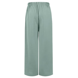 Pantalones Deportivos Acampanados Personalizados para Mujer 2026, con Logotipo Personalizado, Transpirables, Nuevo Diseño Fitness, Color Sólido, Cintura con Cordón Ajustable - Product Image 2