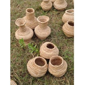 Handmade Coiled Jute Vase Eco Friendly <b>Decorative</b> Handicrafts Home <b>Decor</b> Ideal for Living Room Bedroom Modern Rustic <b>Spaces</b> - Product Image 6