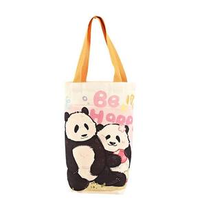 Cute Geometric Print Eco-friendly Canvas Fashion Gift <b>Medium</b> <b>Size</b> Top Handle Daily Use Tote <b>Bag</b> - Product Image 1