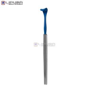 Retractor Ocular Manual Desmarre, Hoja Ancha de 12 mm, 13.5 cm (5 3/8 pulgadas), Retractor Quirúrgico de Párpado, Instrumentos Médicos Oftálmicos No Estériles - Product Image 2
