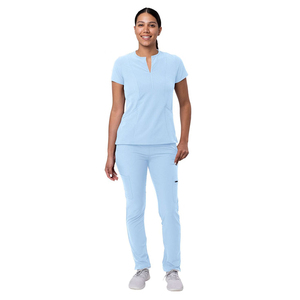 New Style Manufactory Design Women Medical <b>Scrub</b> Uniform <b>Sets</b> Fashion <b>Scrubs</b> Uniforms <b>Sets</b> <b>Scrub</b> <b>Set</b> Women - Product Image 2