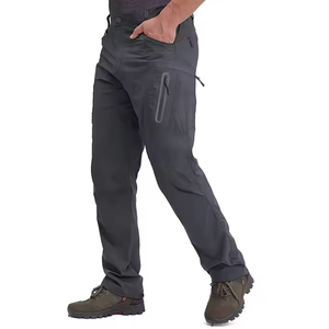 Pantalon cargo tactique pour homme, double sécurité, écologique, 100% coton, taille élastique, durable, résistant à l'eau - Product Image 6