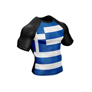 Personnalisez votre propre logo sur un rashguard à manches longues sublimé, rashguard MMA, rashguard BJJ, t-shirt de compression MMA pour hommes - Product Image 5