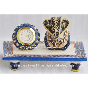 ภาพวาดหินอ่อนสีทองพิเศษพระพิฆเนศ Choki - Product Image 2