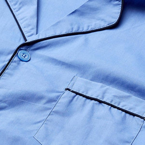 Ensemble de pyjama respirant pour homme, confortable, en tissu doux, pour la détente au lit et les tenues intérieures quotidiennes - Product Image 4