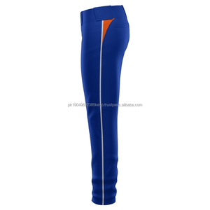 Pantalones de béisbol para hombre de poliéster de alta calidad, ropa deportiva sublimada personalizada para jóvenes con bordado y estampado de rayas para adultos - Product Image 5