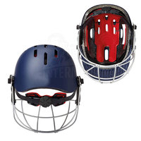 Casco de Bateo de Cricket de Alta Calidad con Protector Facial de ABS, Acolchado de EVA Cómodo, Diseño Transpirable y Ecológico
