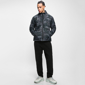 <b>Men</b>’s Camouflage Printed Puffer <b>Jacket</b> <b>Lightweight</b> Insulated Hooded Winter Coat Windproof Outdoor Tactical Style OEM - Product Image 4