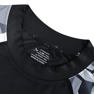 Men Athletic <b>Compression</b> T <b>Shirt</b> Rash Guard Short Sleeve UV Protection Swim <b>Shirt</b> Quick Dry Bulk Supplier - Product Image 6