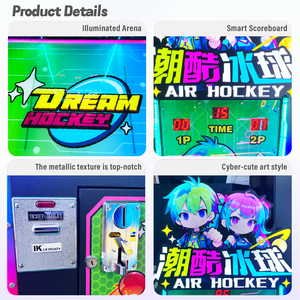 Tavolo da Air Hockey all'Ingrosso Direttamente dalla Fabbrica, Macchina da Gioco per Due Giocatori con Contatore Elettronico del Punteggio, Funzionamento a Monete e Lotteria - Product Image 2