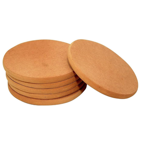 Posavasos de MDF con base de corcho, impresión de logotipo personalizado, posavasos de madera al mejor precio - Product Image 1