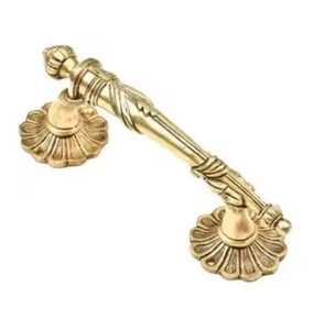 Antique <b>Copper</b> Scroll Door <b>Handle</b> Vintage Style Zinc Alloy Interior Door Lever Traditional Furniture Hardware <b>Handle</b> Set - Product Image 4