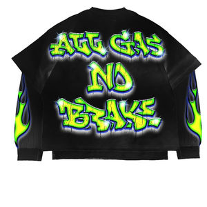 Camiseta de Manga Corta Oversize para Hombre al por Mayor, Personalizada, Lisa, con Estampado Gráfico, de Algodón Pesado, Estilo Vintage, Lavado Ácido, Tallas Grandes, 100% Algodón - Product Image 4