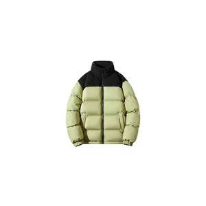 Venta al por mayor de color sólido abrigo de invierno para los hombres cálidos y gruesos chaqueta acolchada con cuello alto logotipo personalizado estilo de burbuja - Product Image 5