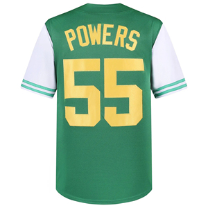 เสื้อเบสบอลสั่งทำขายส่ง แขนสั้น ติดกระดุมด้านหน้า พิมพ์ลายแบบซับลิเมชั่น แห้งเร็ว ผลิตจากโพลีเอสเตอร์ ชุดกีฬาทีม เสื้อเบสบอล - Product Image 2