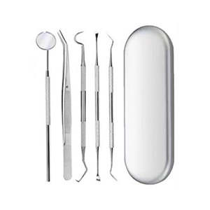 Juego de Instrumentos de Higiene Bucal de Acero Inoxidable Med Innovations, Estuche con Herramientas para Limpieza Dental, Encías, Dientes, Eliminador de Sarro, Cálculos y Placa - Product Image 5