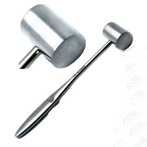 Maillet orthopédique en os poignée marteau de levage chirurgie de la colonne vertébrale en acier inoxydable réutilisable toutes les tailles autres formes maillet personnalisé - Product Image 1