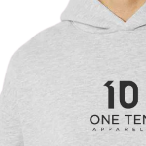 <b>Mens</b> 280gsm Midweight Pullover Hoodie Heather <b>Grey</b> Color Premium Cotton Fleece <b>Sweatshirt</b> Casual Streetwear Custom Logo OEM ODM - Product Image 6