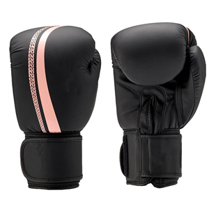 Gants de boxe professionnels de haute qualité OEM en cuir noir 14oz, prix de gros pour le sport et l'entraînement - Product Image 5