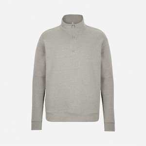 <b>Women</b> Fashion Fleece <b>Quarter</b> <b>Zip</b> Heather Gray Ladies <b>Quarter</b> <b>Zip</b> Fleece Zipper <b>Sweatshirts</b> Hoodie - Product Image 3