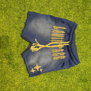 Vêtements de sport personnalisés avec logo imprimé, 100% coton, haut tendance pour hommes, shorts décontractés 100% coton pour hommes avec personnalisation - Product Image 6