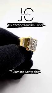 Anillo de oro de 14 quilates de primera calidad para hombre con diamante cultivado en laboratorio de 0,39 quilates, elegante diseño de diamante sintético, perfecto para uso diario - Product Image 2