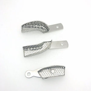 Plateau d'empreinte partielle en acier inoxydable disponible – Divers types et qualités – Équipement dentaire manuel – Prix abordable - Product Image 4