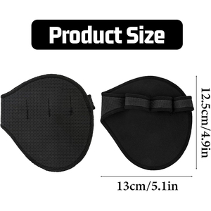 Nuevo Diseño de Almohadillas de Neopreno para Levantar Pesas, Agarre para Manos, Almohadillas Super Ajustables para Levantamiento de Pesas en el Gimnasio - Product Image 2